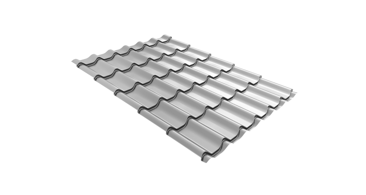 Профиль волновой модерн 0,4 PE RAL 9003 сигнальный белый