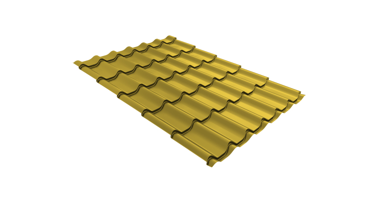 Профиль волновой модерн 0,45 PE RAL 1018 цинково-желтый