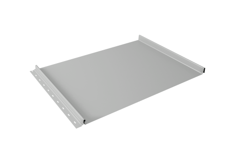 Кликфальц Grand Line 0,45 Drap TX с пленкой на замках RAL 7047 телегрей 4