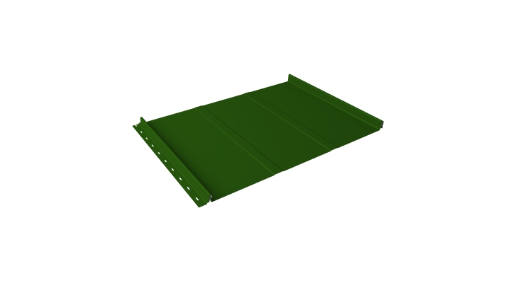 Кликфальц Line Grand Line 0.45 PE с пленкой на замках RAL 6002 лиственно-зеленый