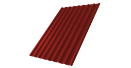 Профнастил С20R 0,7 PE RAL 3011 коричнево-красный