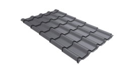 Профиль волновой камея 0,45 PE RAL 7004 сигнальный серый