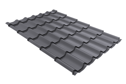 Профиль волновой классик 0,4 PE RAL 7004 сигнальный серый