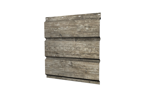 Софит металлический центральная перфорация 0,45 Print Elite с пленкой Nordic Wood TwinColor