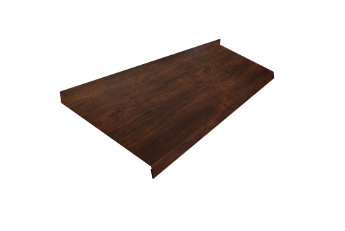 Отлив простой 250 0,45 Print-Double Premium Cherry Wood Dark F (3м)