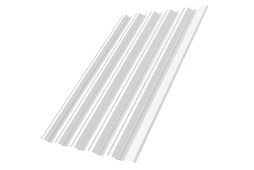 Профнастил НС35R 0,45 Drap RAL 9003 сигнальный белый