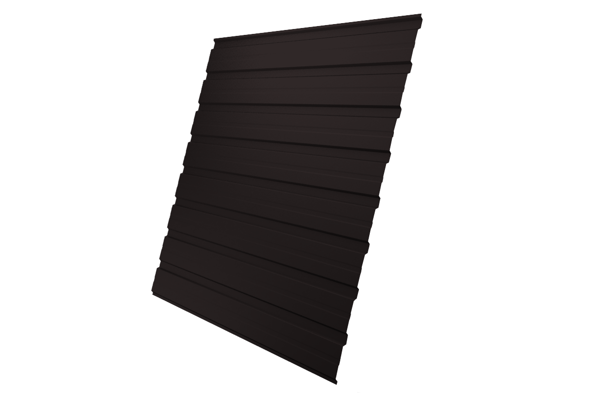 Профнастил С10B 0.45 Drap-double TX RAL 9005 черный