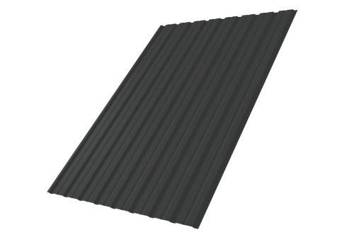 Профнастил С10B 0.5 Velur X RAL 7016 антрацитово-серый