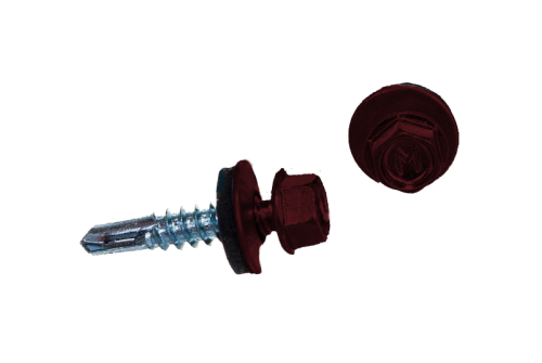 Саморезы Daxmer 5,5х25 RAL 3005 (250) сверло №3