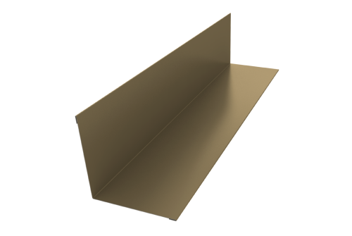 Угол внутренний 110х110 0,45 PE с пленкой RAL 1014 слоновая кость (2м)