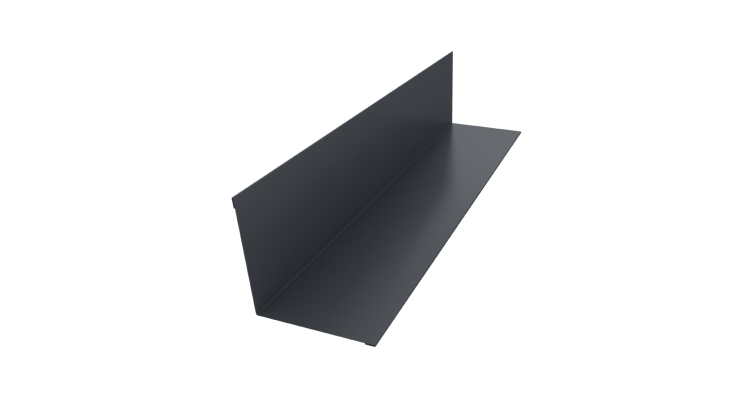 Угол внутренний 110х110 0,45 Drap ST RAL 7024 мокрый асфальт (2м)