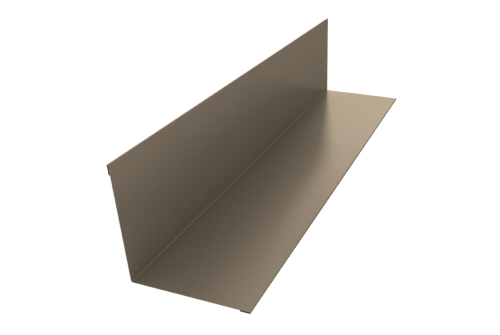 Угол внутренний 110х110 0,5 Satin с пленкой RAL 1015 светлая слоновая кость (2м)