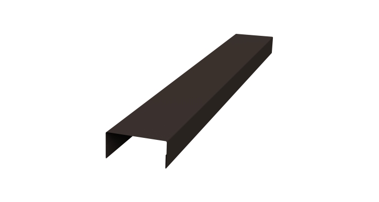 Крышка 30х20 жалюзи Texas 0,5 Drap TX RR 32 темно-коричневый (3м)