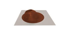 Проходной элемент MF угловой №2 (180-280мм) +185 EPDM (металлический неокрашенный фланец) терракот