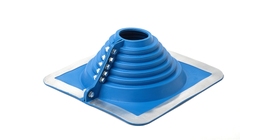 Проходной элемент MF прямой №4R (75-160мм) +185 EPDM синий