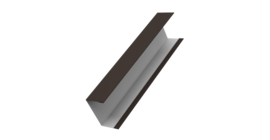 Крышка жалюзи Milan, Tokyo для калиток, ворот 0,45 Drap RR 32 темно-коричневый (2м)