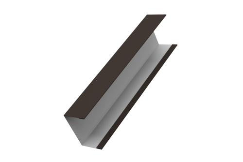 Крышка жалюзи Milan, Tokyo для калиток, ворот 0,5 Satin RR 32 темно-коричневый (3м)