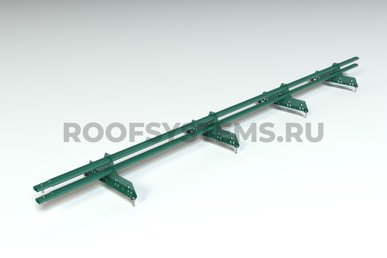 Снегозадержатель PRESTIGE ZN 45*25 овальный 3,0м NEXT RAL 6005 (зеленый мох)