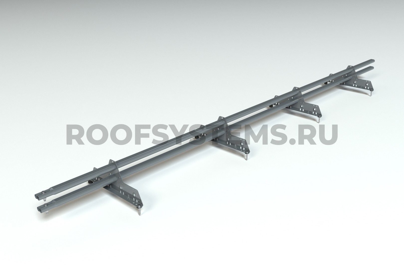 Снегозадержатель PRESTIGE ZN 45*25 овальный 3,0м NEXT RAL 7024 (серый графит)