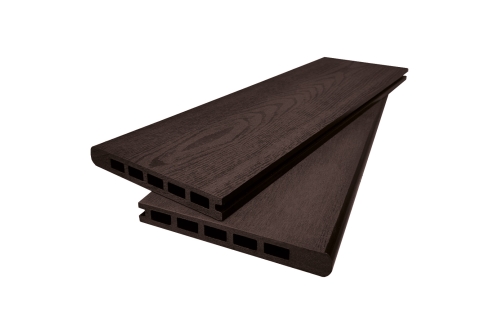 Доска-ступень стартовая ДПК Grand Line 160х22мм шлифовка и тиснение венге 3м (ШТШ)