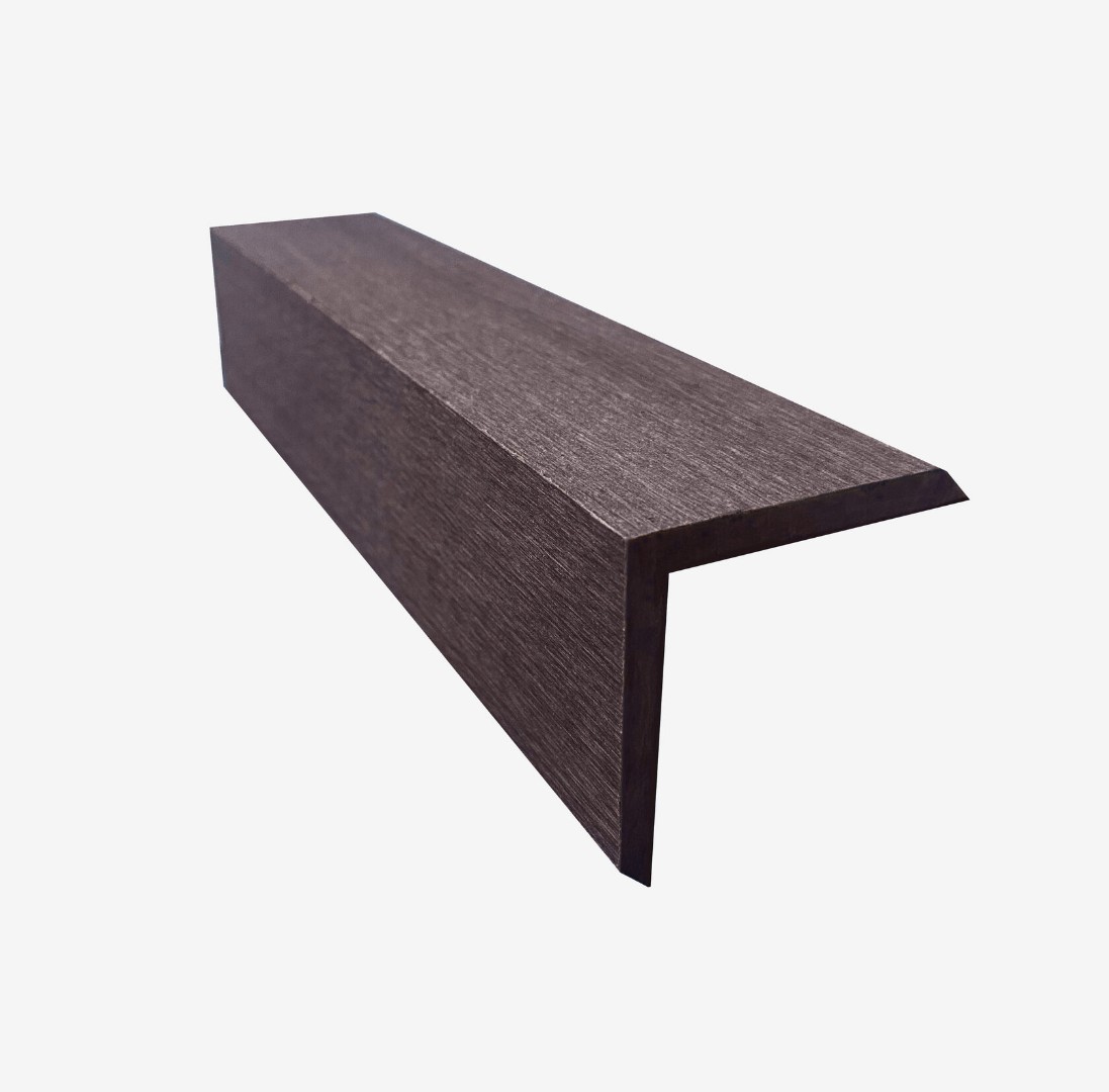 Уголок ДПК UnoDeck 50x50х3000 мм, цвет Венге