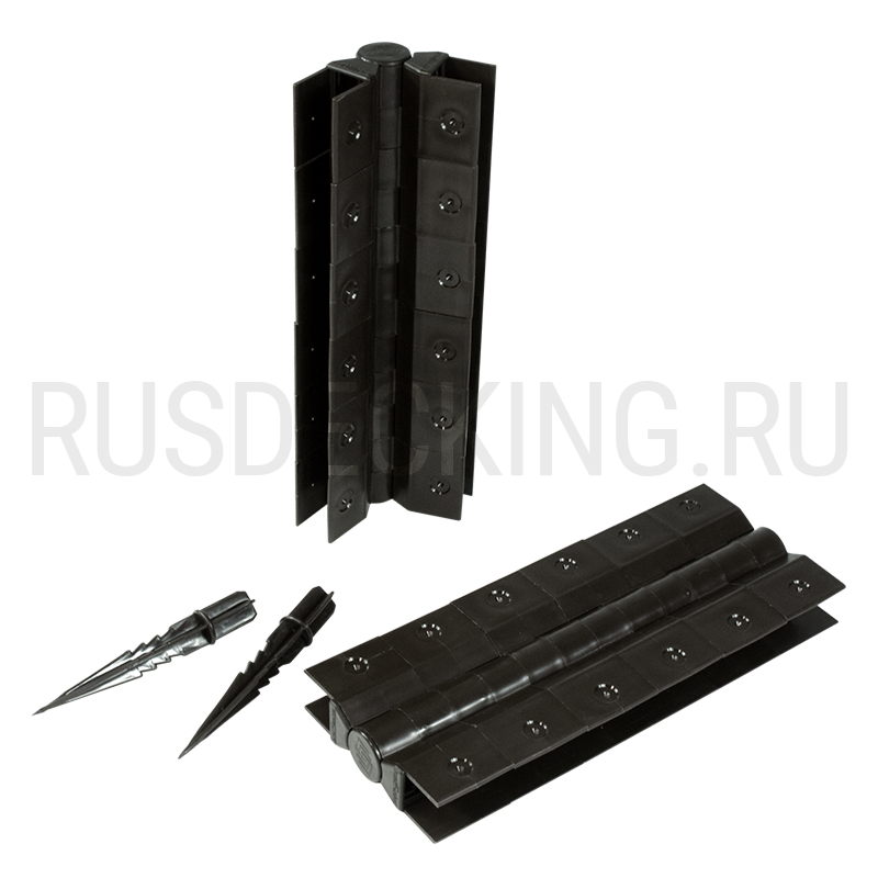 Шарнир для грядки 300 мм, Графит