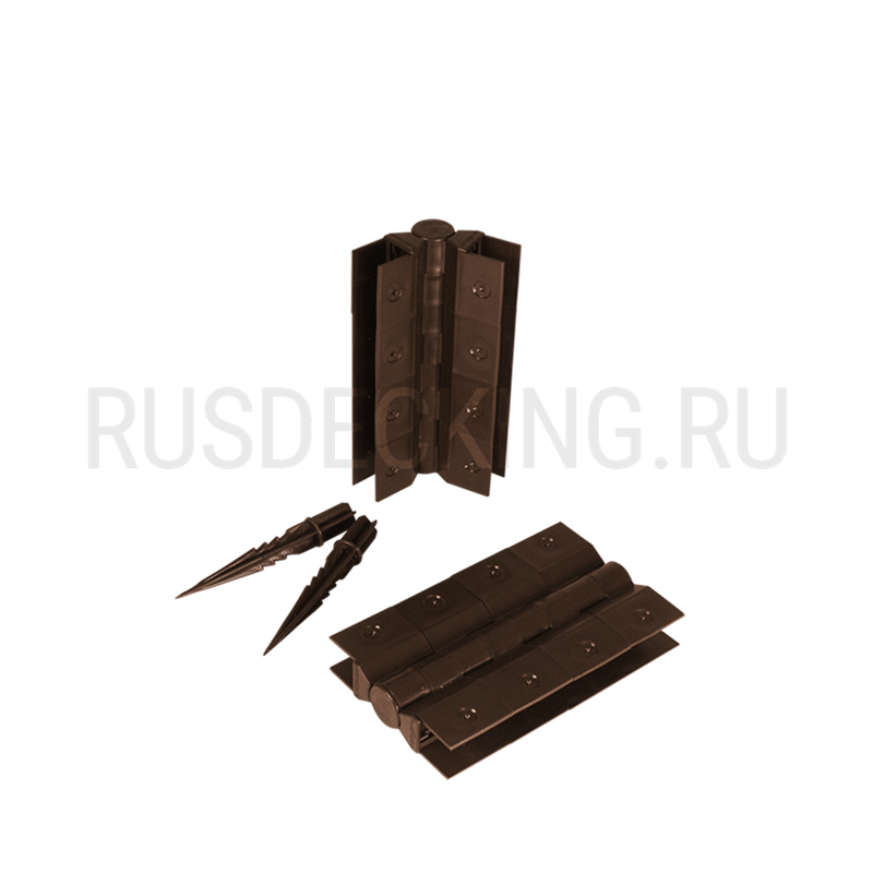 Шарнир для грядочной доски 200 мм, Венге