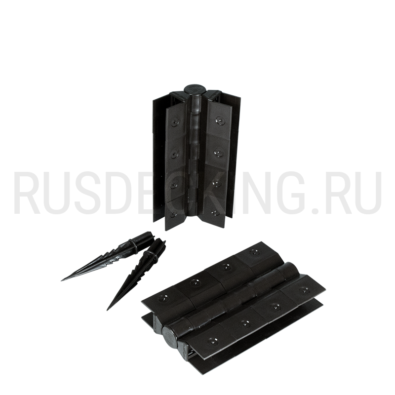 Шарнир для грядочной доски 200 мм, Графит