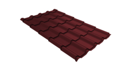 Профиль волновой камея 0,45 PE-Double RAL 3005 красное вино