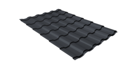 Профиль волновой кредо 0,45 PE-Double RAL 7024 мокрый асфальт