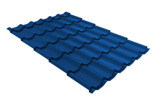 Профиль волновой классик 0,4 PE RAL 5005 сигнальный синий