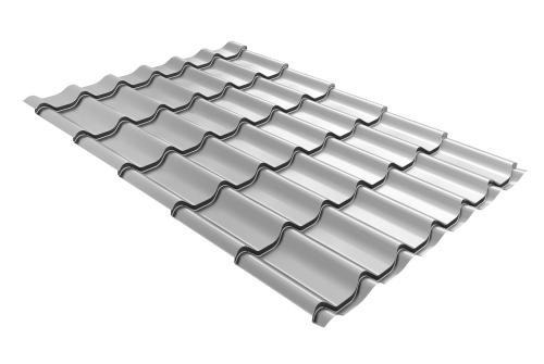 Профиль волновой классик 0,4 PE RAL 9003 сигнальный белый