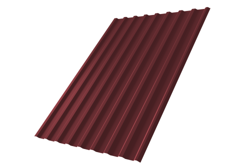 Профнастил С20R 0.45 Drap RAL 3005 красное вино